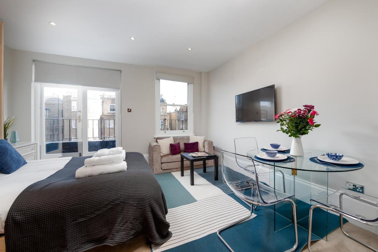 Capital Sloane Street Studio With Balcony Londres Exterior foto